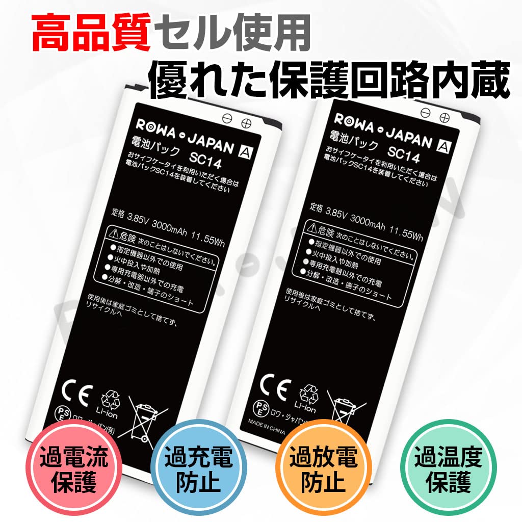 Amazon | ロワジャパン【PSE基準検品】ドコモ対応 SC14 au対応